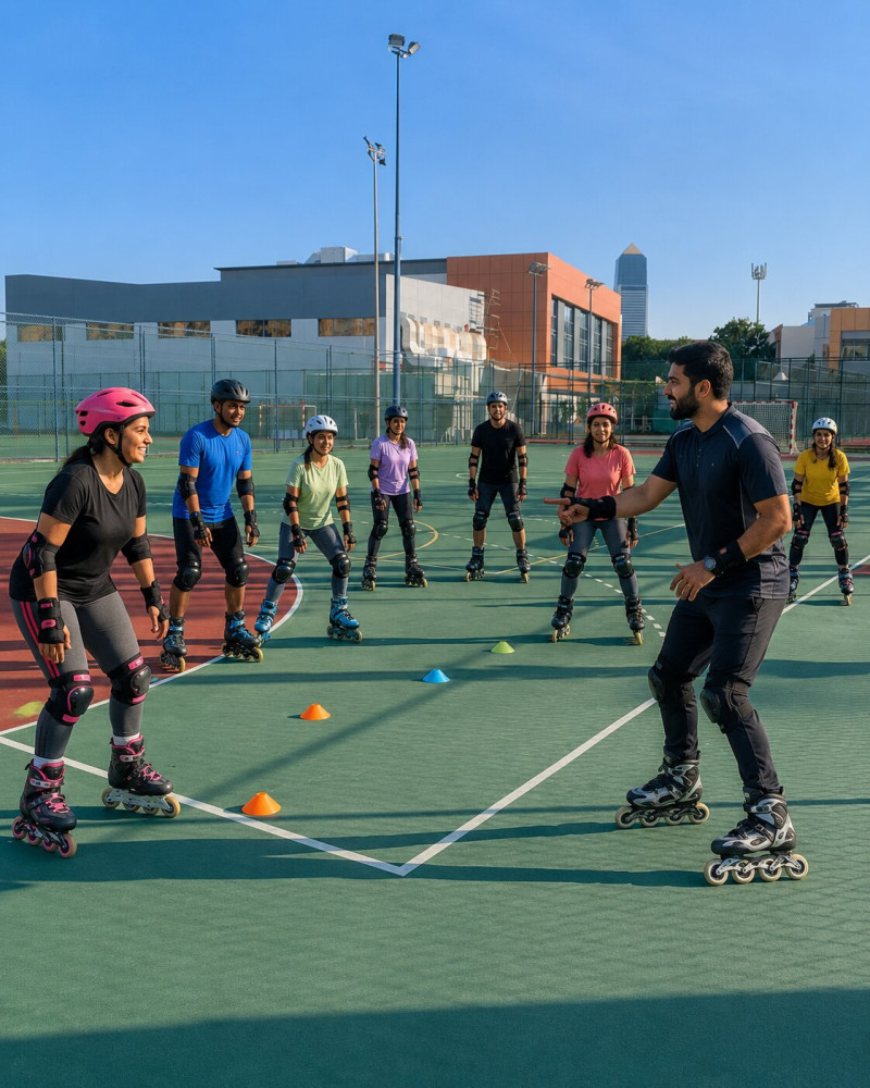 Adults Roller Skating Class (Oud Metha)