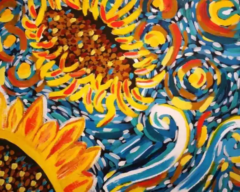 Van Gogh Signature Sunflowers Class