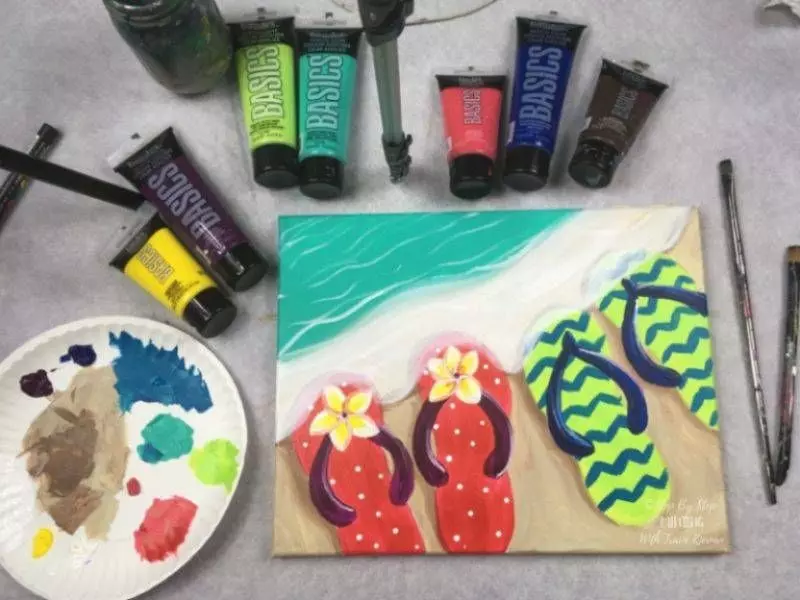 Summer Theme Fun Art Class