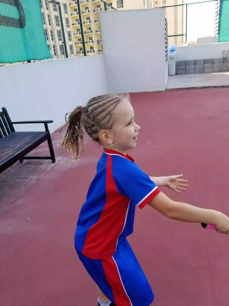 Girls Tennis Lesson