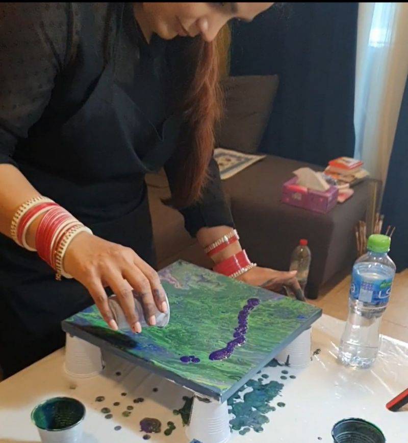 Fluid Acrylic Art Workshop